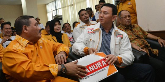 Hanura ancam pecat kader yang ogah Ahok di Pilgub DKI