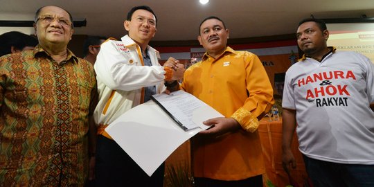 Hanura bakal pecat kader yang tidak dukung Ahok di Pilgub DKI