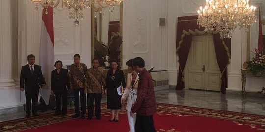 Presiden Jokowi terima kunjungan Wakil Presiden Swiss di Istana