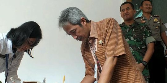 BNN Temanggung gelar tes urine pejabat, Bupati hingga Kapolres ikut