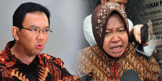 Risma berpeluang jadi pesaing, Ahok bilang 'petahana rentan kalah'