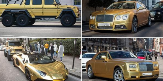Miliarder Saudi bikin heboh London bawa 4 mobil mewah 