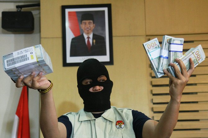 barang bukti hasil ott kpk