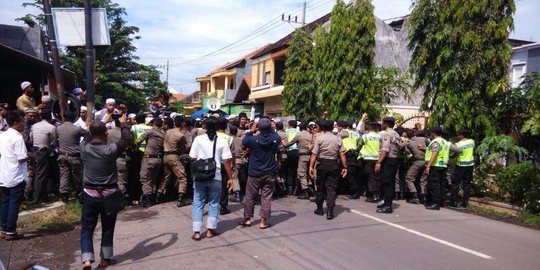 Aksi demo tolak haul Syiah di Bangil dipimpin kader PKS