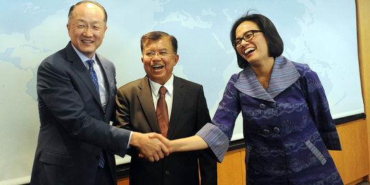 Wapres JK bertemu pimpinan Bank Dunia di Washington DC