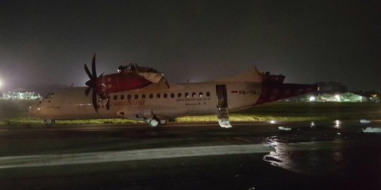 Senggolan, TransNusa dan Batik Air rusak ekor dan sayap kiri