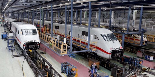 Intip cara Jerman 'Reset' mesin kereta cepat ICE