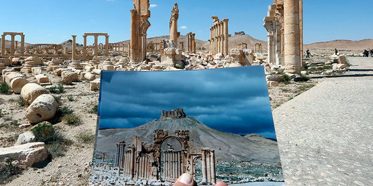 Miris, begini potret Situs Warisan Dunia Palmyra pasca ISIS