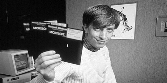 Bill Gates, mahasiswa drop out yang jadi orang terkaya di dunia