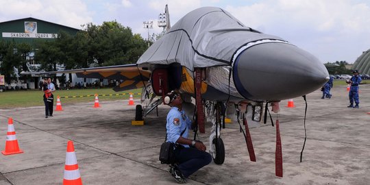HUT ke 70 TNI AU,60 pesawat tempur akan bermanuver di langit Jakarta