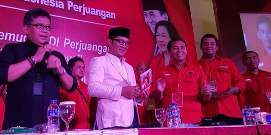 Di hadapan kader PDIP, Ridwan Kamil sebut diri nasionalis
