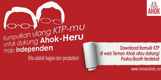 Sebulan, TemanAhok klaim kumpulkan 533.420 KTP dukungan Ahok-Heru