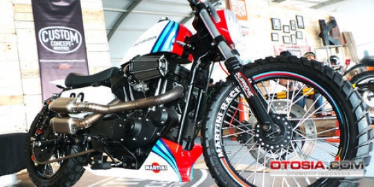 Harley Davidson Sportster 883 Martini Racing  merdeka.com