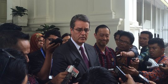 Ucapkan terima kasih, bos WTO temui Jokowi di Istana Negara