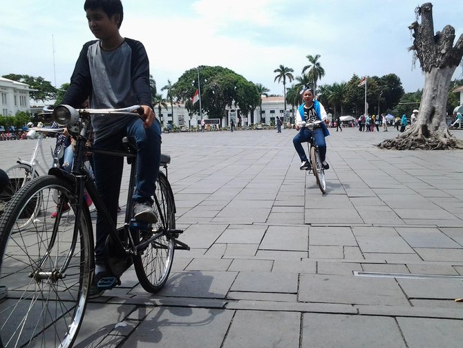 sepeda sepeda cantik kota tua