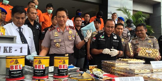 Sembilan pengedar sabu jaringan Internasional dibekuk Polda Metro