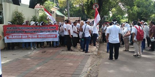 Tolak digusur, warga komplek TNI ngadu ke Komnas HAM