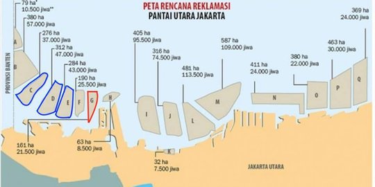 Bangunan di atas Pulau D seharusnya dibongkar sejak Juni 2015 lalu