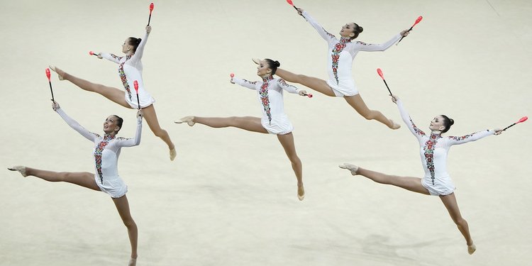 Rasakan Sensasi Serunya Senam Ritmik Dengan Gerakan Ini Merdeka Com