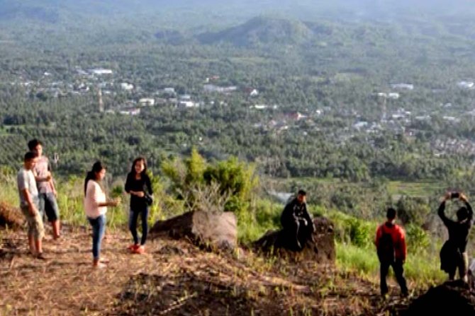 obyek wisata kaki dian gunung klabat minahasa utara