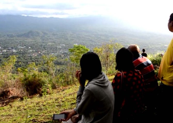 obyek wisata kaki dian gunung klabat minahasa utara