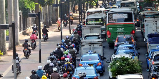 Mulai Mei 2021 motor dilarang melintas  Jalan Sudirman 