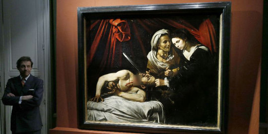 Lukisan maestro Caravaggio yang hilang selama 150 tahun dipamerkan