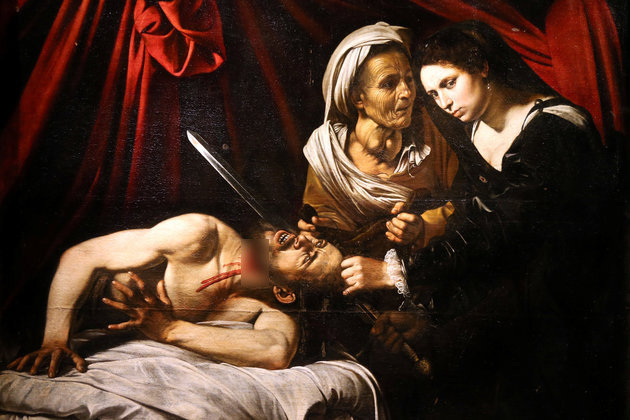 lukisan judith beheading holofernes karya caravaggio