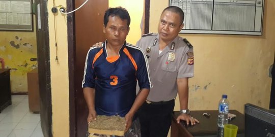 Edarkan ganja ke nelayan & pelajar, Kardiman ditangkap polisi