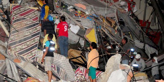 Gempa tewaskan 430 jiwa, bencana terburuk Ekuador abad ini