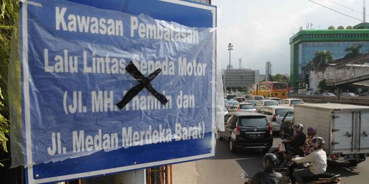 Ahok sebut sepanjang Sudirman bebas motor setelah ada ERP