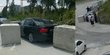Parkir ngawur, BMW 3 Series di Singapura 'dikepung' beton raksasa!