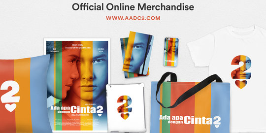 Dapatkan official merchandise AADC2 di Printerous