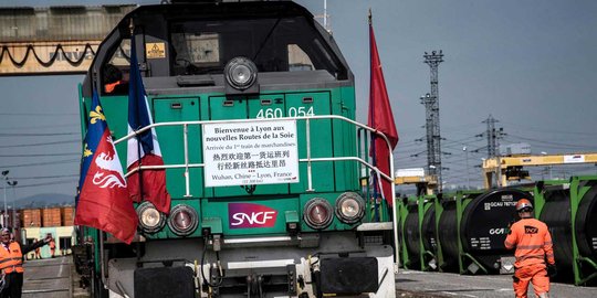 Kereta ini sukses tembus jalur China-Prancis