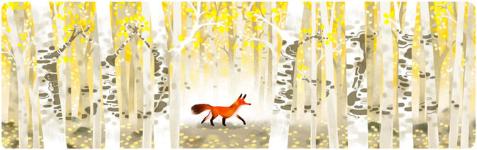 forest and red fox