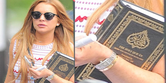 Aktris Lindsay Lohan ingin masuk Islam usai khatam Alquran