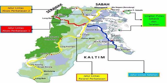 Gubernur Kaltara fokus pembangunan jalan perbatasan