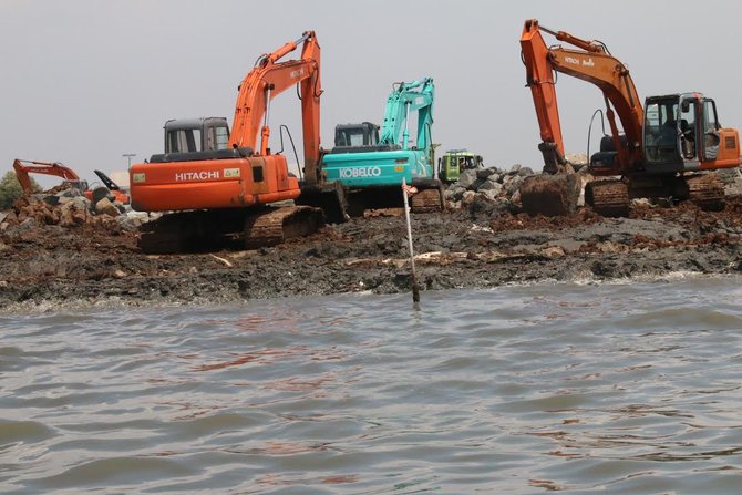 reklamasi di pulau a dan b
