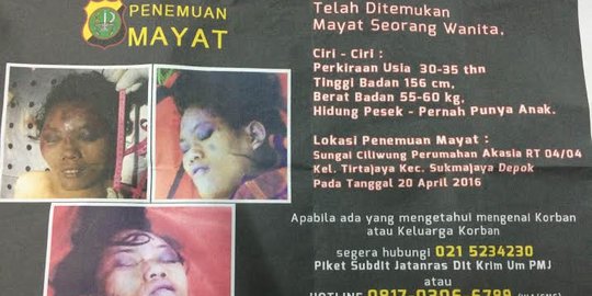 Mayat perempuan tanpa identitas ditemukan di Sungai Ciliwung