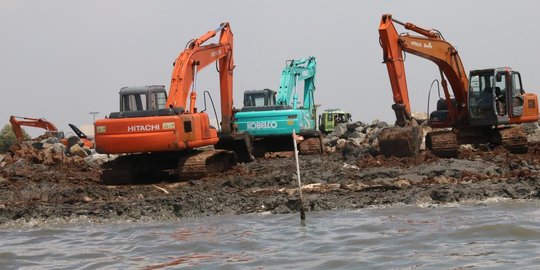 Intip perkembangan reklamasi Pulau A & B di pesisir utara Tangerang