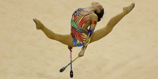 Aksi atlet bertubuh elastis di Olimpiade Rio de Janeiro