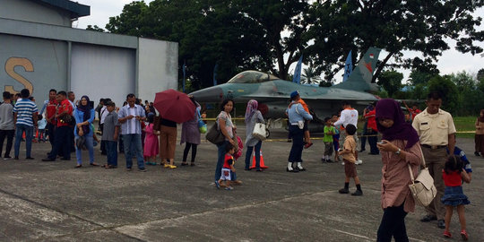 Warga Medan antusias hadiri Air Force Open Day