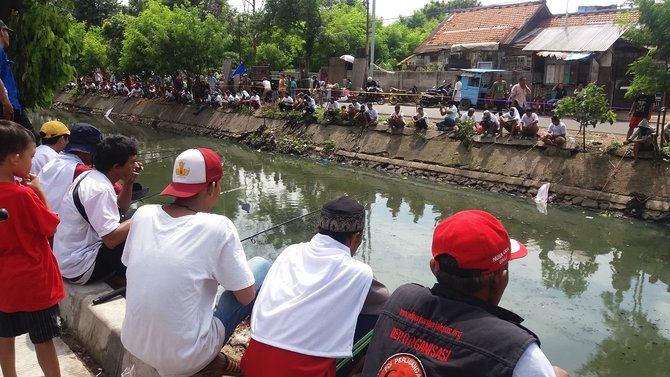 djarot hadiri lomba mancing