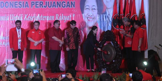 Pukul gong, Puan gantikan Megawati buka Rakor Kemaritiman PDIP