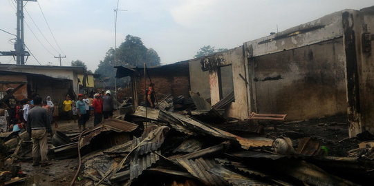 Diduga tabung gas meledak, 15 rumah di Sumut ludes terbakar