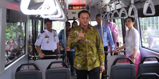 Ahok lebih irit bicara setelah Rustam mundur sebagai wali kota