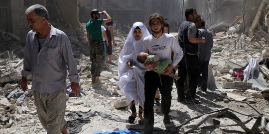 RS Aleppo dihantam rudal jet Rusia, 27 tewas termasuk anak-anak