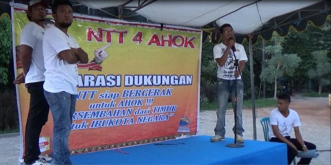 warga kupang dukung ahok