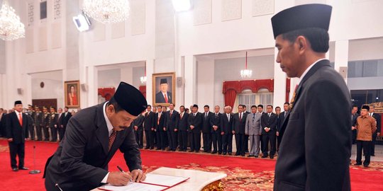 Jokowi saksikan pelantikan Wakil Ketua Mahkamah Agung