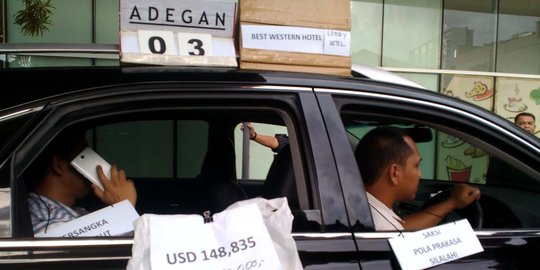 KPK gelar rekonstruksi tiga tersangka kasus suap PT Brantas